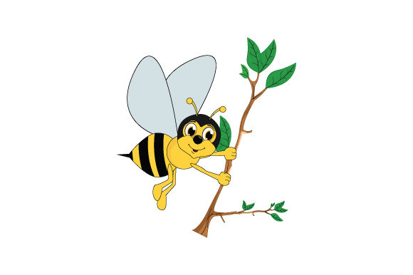 Download Cute Bee Illustration Design - Design Collection