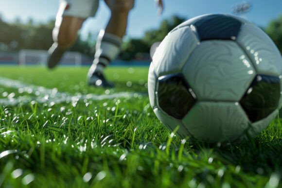 Download Soccer Ball on Blur Background Wallpaper - Wallpaper Collection