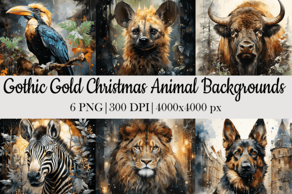 Download Christmas Animal Background - Premium Resources