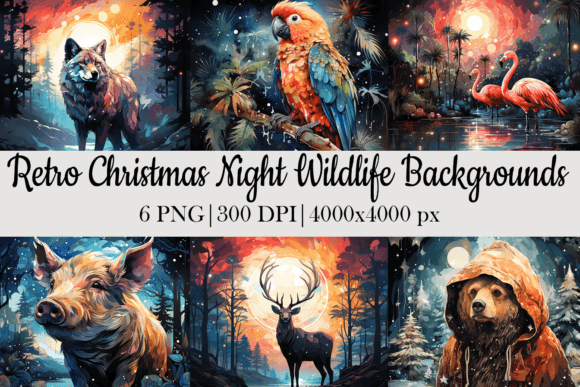 Download Christmas Animal Background - Premium Resources