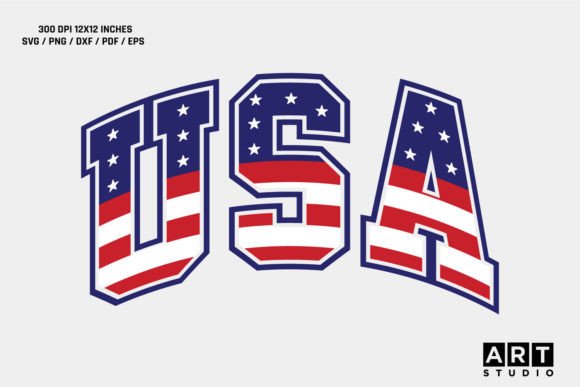 Download 4th of July USA SVG Design - Design Collection