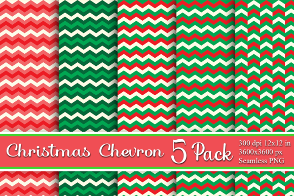 Download Christmas Chevron Zigzag Digital Pattern - Digital pattern Collection