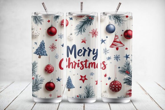 Download Christmas Patterned Design Tumbler Wrap - Design Collection