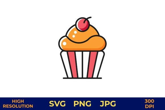 Download Cupcake Icon with Cherry on Top - Cherry on top Collection