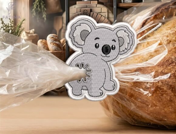 Download Cute Koala Bag Tie Embroidery Design - Design Collection